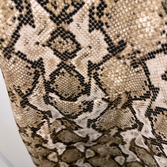 Michael Kors Python Short Sleeve Dress Size: S - Picture 8 of 11